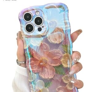 Floral Iridescent Phone Case